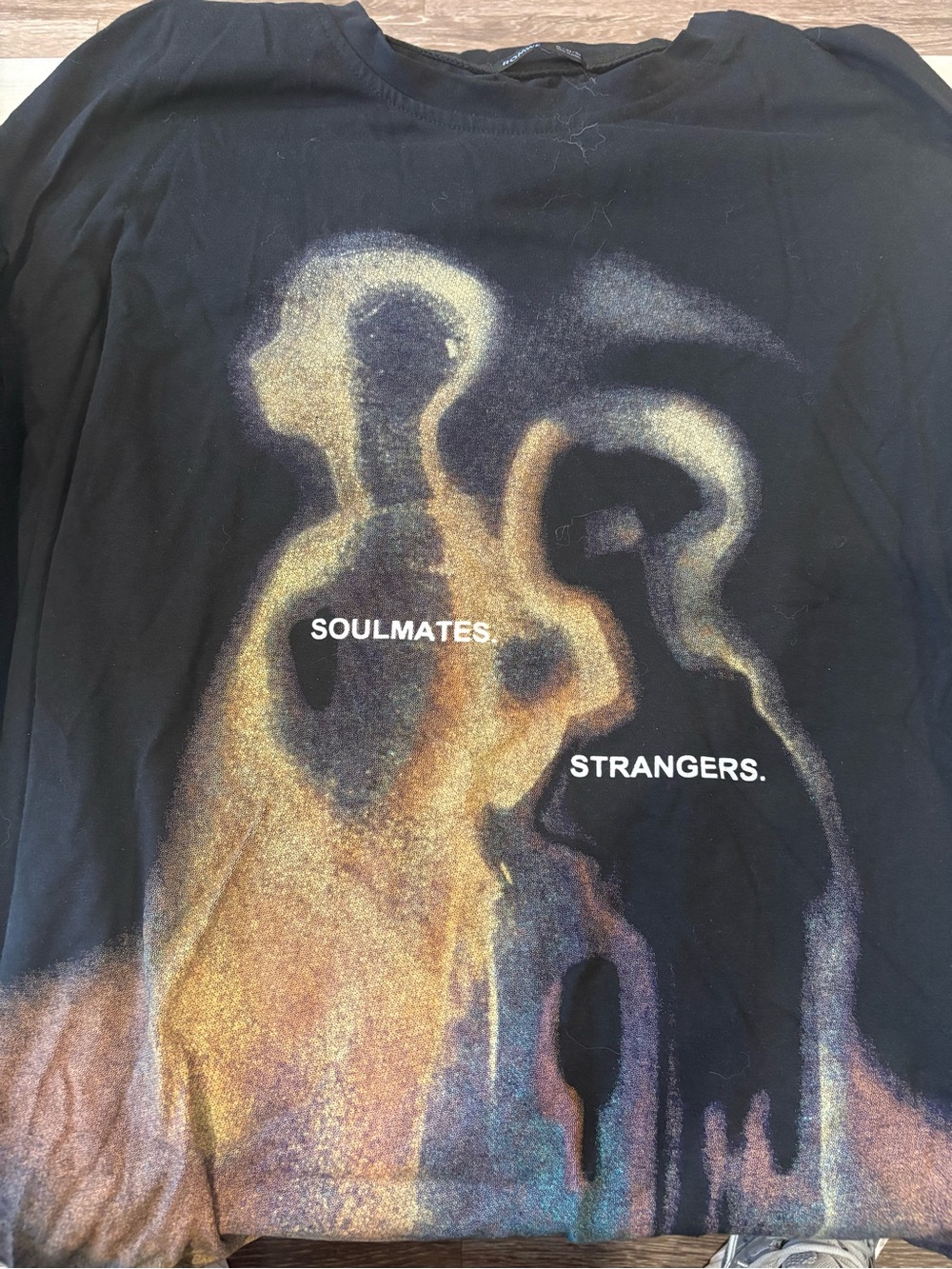 Soulmates Strangers Graphic Black Tee